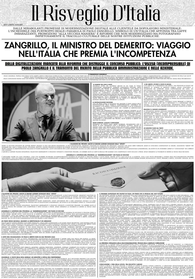 Copertina Sesta edizione